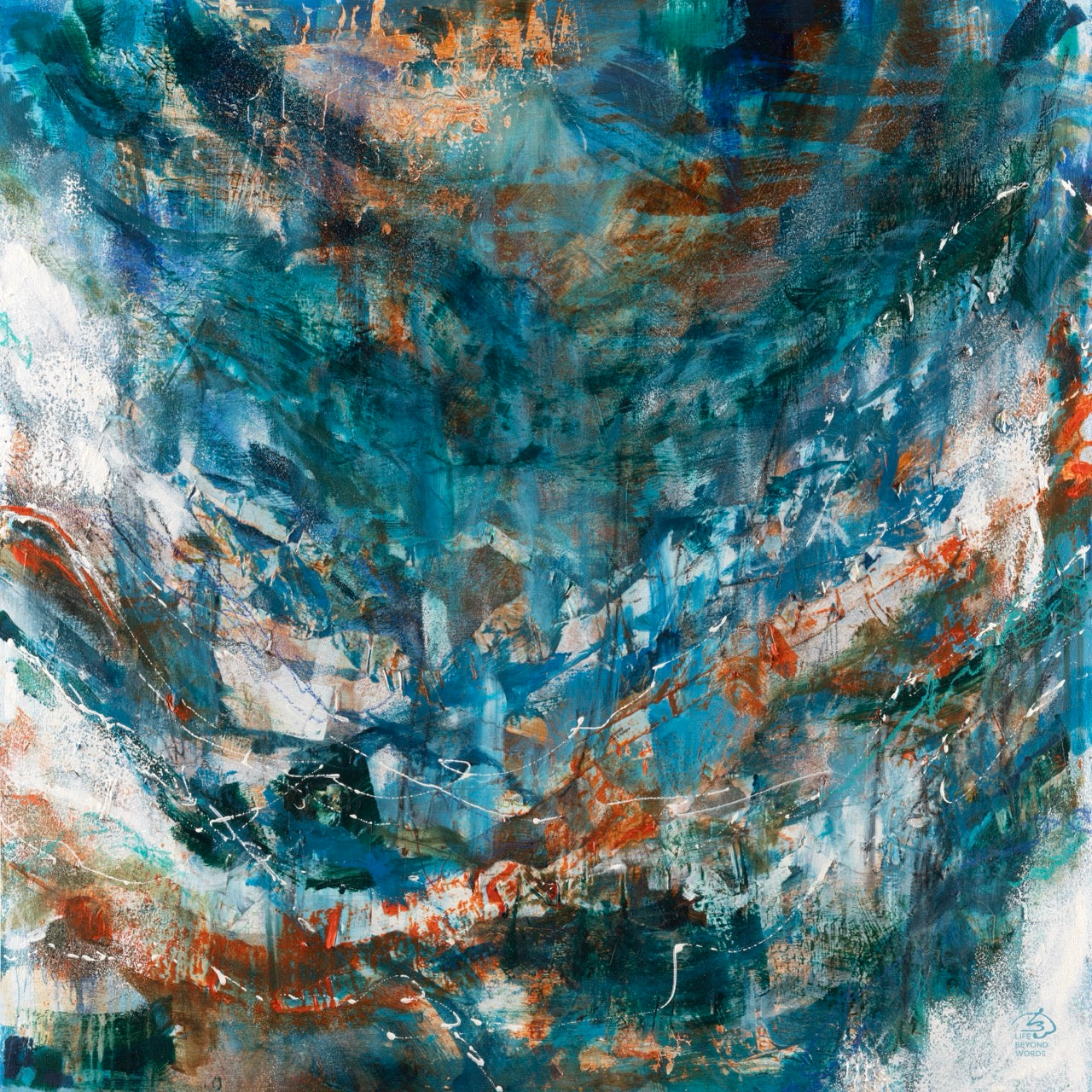 Held by The Sea of Life Silk Scarf